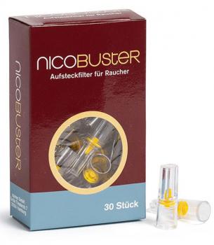 Nicobuster Zigarettenfilteraufsätze/Filterspitzen 8mm 30er Packung 24 Packg, je